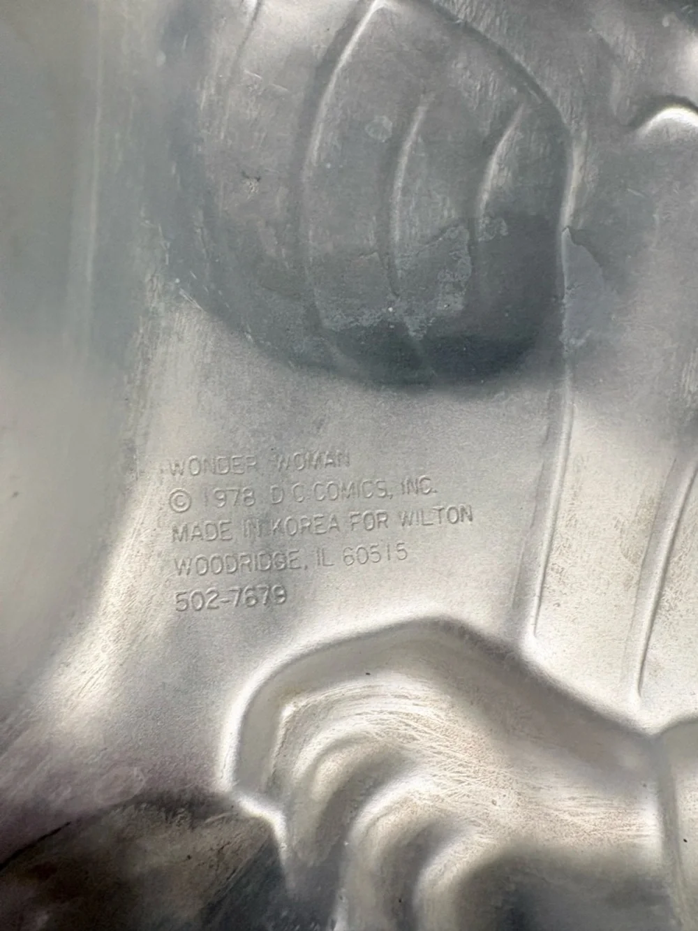 Vintage Wilton Wonder Woman Shaped Cake Pan
